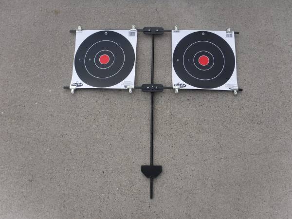 Target stand (dual targets - intended for air rifles) 1