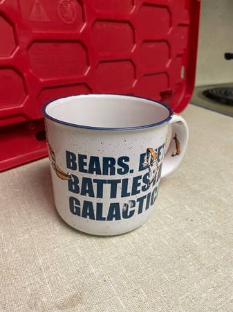 Bears. Beets. Battlestar Galactica Mug 1
