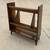 Mid-Century Danish Modern Wooden Bookcase Or Record Shelf Tapered Legs MCM Wood  2 thumbnail
