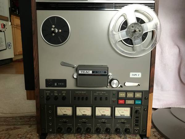 TEAC A-3440 4-Channel Simul-Sync Stereo Tape Deck Reel to Reel 1