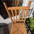 Antique Sewing Rocking Chair with Acorn Finials porch rocker 5 thumbnail