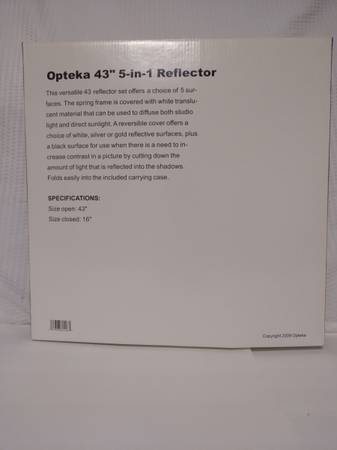 Opteka 43" 5 in 1 Reflector - $35 (johnson city)63442171229441121