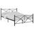 NEW Full/double platform bed matte black CO-422755F 1 thumbnail