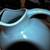 Vintage Blue Cronin tulip tilted ball lip PITCHER retro ceramic potter 8 thumbnail