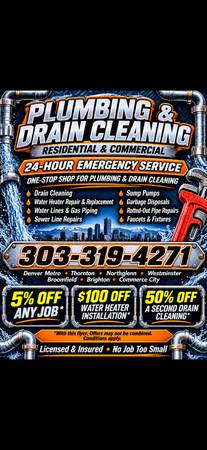 Clogged drains? 1