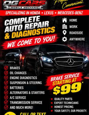 Mobile Mechanic – We Come to You! 1
