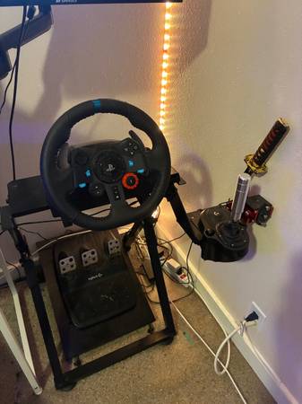 logitech g29 wheel sim 1