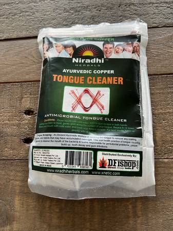 Niradhi Limpiadores de lengua de cobre ayurvédicos: nuevo, paquete abierto de 10 - $15 (Arlington Heights)63438948648833121