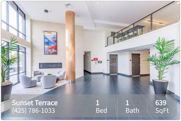$2,124 / 1br - 639ft2 - Close to everything far from ordinary! Live near it all! (Renton)64031308091906122