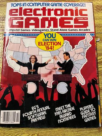 Vintage Electronic Games magazine October 1984 1