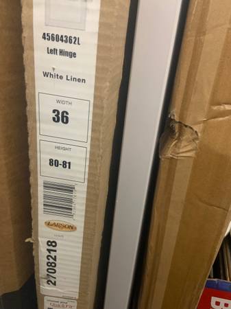Larson retractable screen storm door - 36 inch 1