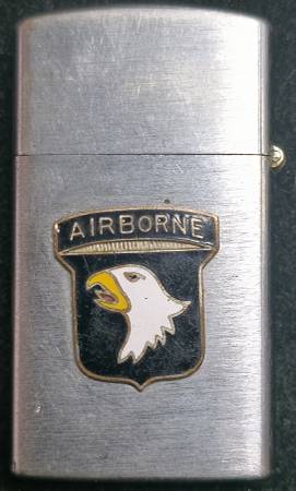 101st Airborne Division 1967 Vietnam Zippo style Lighter 1