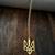 New Ukrainian Tryzub Trident Pendant Necklace Gold Color 16 thumbnail