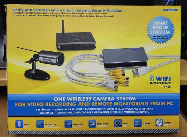 Brand NEW - SecurityMan Wireless Camera System 1