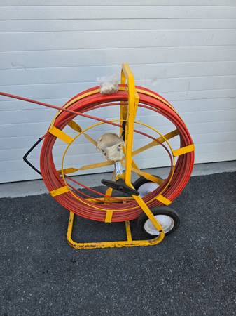 Jameson Easy EZ Buddy11A-25-600KM Marked Fish Tape Conduit Rodder w/ex 1