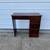 4 Drawer Dark Wood Particle Board Writing Desk 1 thumbnail