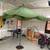 Auto Tilt Treasure Garden Umbrella with 50 lb Cast Iron Base 2 thumbnail