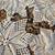 LARGE LOT OF 30 VINTAGE CROCHET DOILIES WHITE PRE-OWNED 7 thumbnail