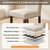 UPHOLSTERED LINEN DINING CHAIRS (2) 3 thumbnail