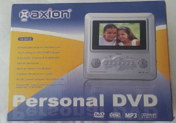 AXION Personal DVD Player - Model: 16-3912 1