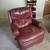Beautiful Burgundy Leather Recliner 4 thumbnail