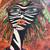 ORIGINAL ART "ZEBRA CLAN #8" 16 X 20 ACRYLIC W/WOOD FRAME 2 thumbnail