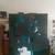 large 6'x5' abstract painting on canvas. 1 thumbnail