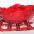 Mosser Glass Ruby Red Sleigh 9” long 1 thumbnail