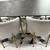 Modern black, ceramic dining table and 6 chairs 12 thumbnail