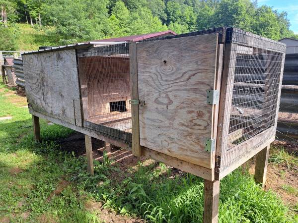 Chicken Coop/Rabbit Hutch with inside/outside shelter. 1