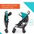 Summer Travel Stroller, Aluminum Frame, 4 Position Recline, E.large 2 thumbnail
