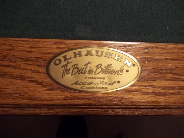 Olhausen Pool Table 1