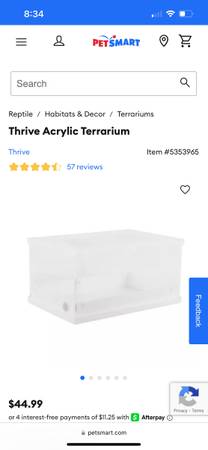 Thrive acrylic terrarium 1