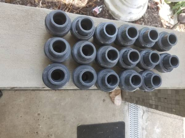 3/4" pvc unions 1