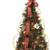 Christmas Burgundy & Gold Victorian Pull-Up Tree 1 thumbnail
