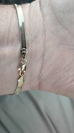 Bracelet 10" Herring bone or rope 1