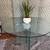 Designer round glass table 3 thumbnail