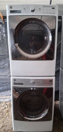 Kenmore elite frontload stacking washer and dryer, electric 1