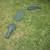 Alligator / Crocodile garden yard statue. Three pieces 2 thumbnail