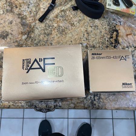 Nikon Nikkor Lenses and flash 1