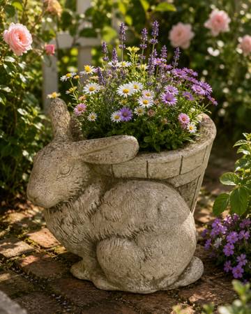 Rabbit Planter 1