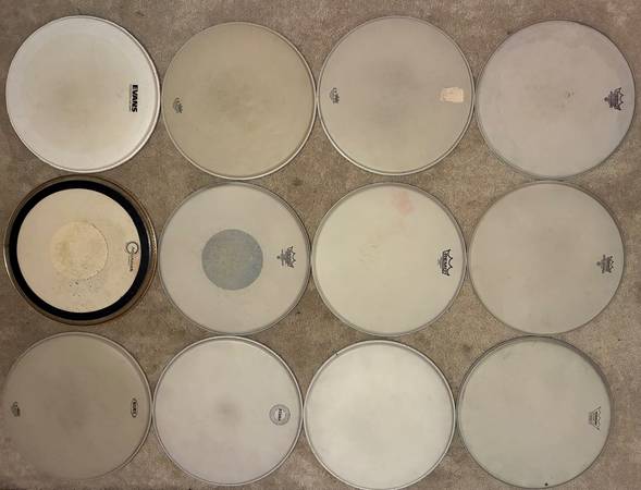 14” Coated Snare Drum Drumheads, $5 each 1