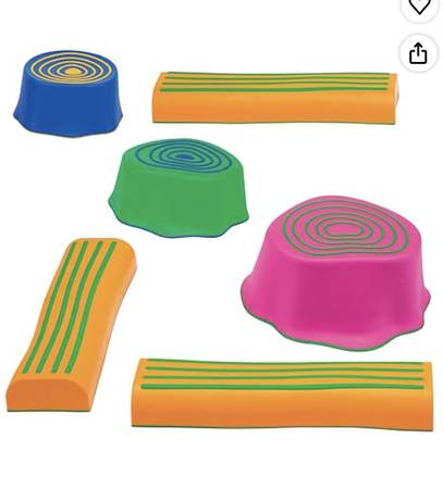 Stumps & Logs Balance Obstacle Course (6-pieces) 1