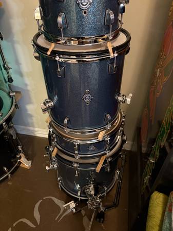 Ludwig acoustic drumset converted to eDrums 1
