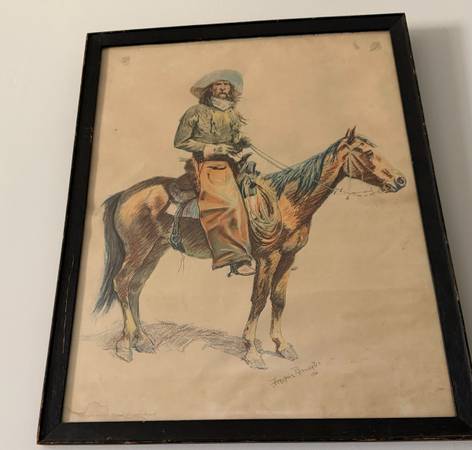 Authentic Remington Lithograph 1