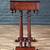 American Classical Revival Mahogany Work Table w/ Turned Legs, c.1920’ 5 thumbnail