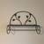 Metal Wall Shelf with Leaf Design – Towel Bar & Shelf 4 thumbnail