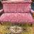 Antique Napoleon French Pink Velvet Sofa Set 2 thumbnail