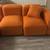 Modern Orange Couch/Sofa for sale 6 thumbnail