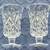 Block Crystal Olympic 7" Hurricane Pilar Footed Candle Candlestick Holder/Vase. 2 thumbnail